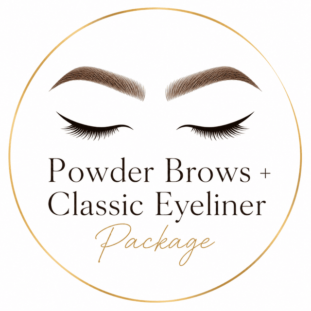 Powder Brows + Classic Eyeliner at Candy Bernal Brows in Moorestown, NJ